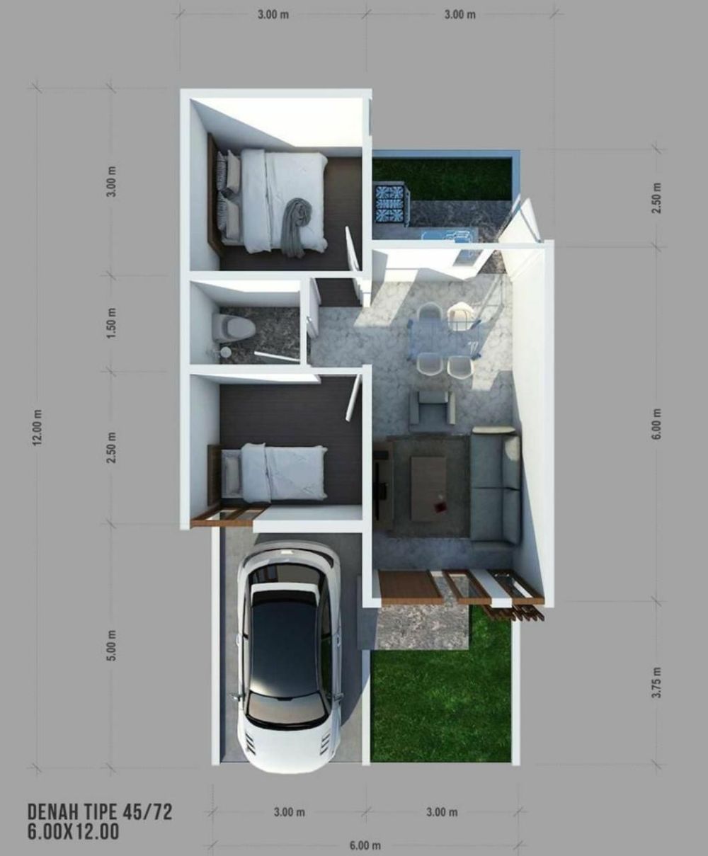 Layout Tipe 45/72