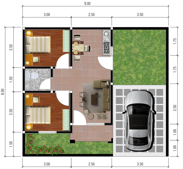 Layout Rumah