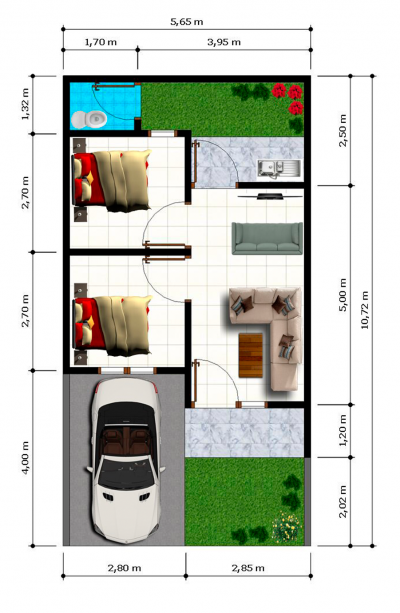 Layout Type 36/60 (Subsidi)