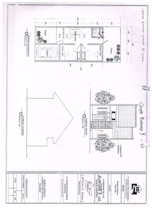 Layout Tipe 30 (subsidi)