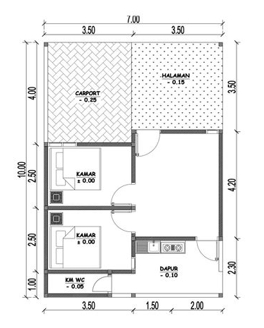Layout Tipe 36