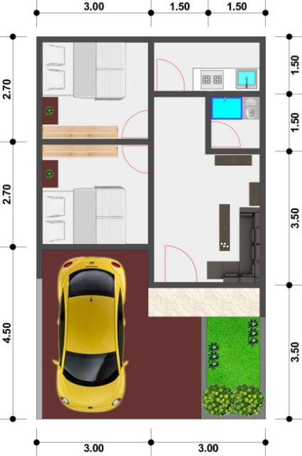Layout Rumah