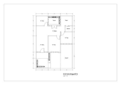 Layout Tipe 68