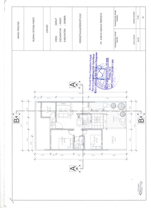 Layout Tipe 45