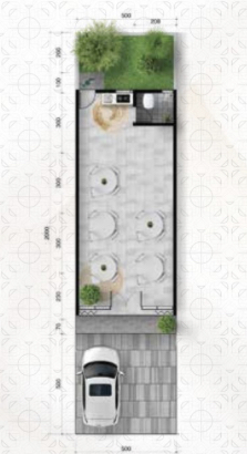 Layout Ruko 60/60