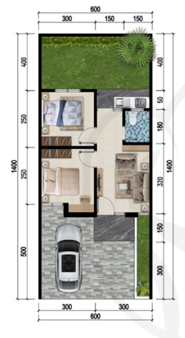 Layout Tipe 40