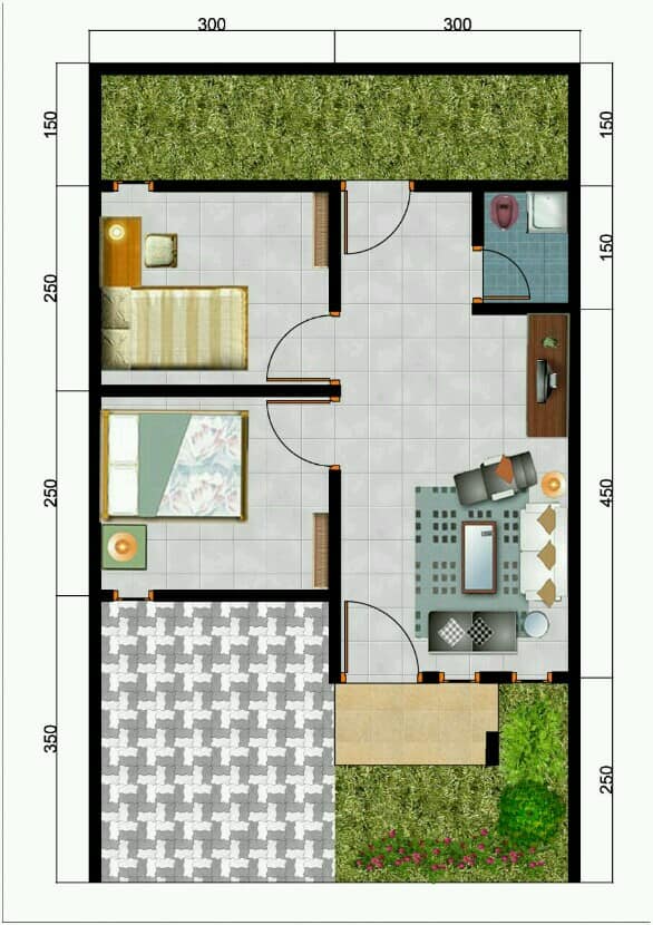 Layout Rumah