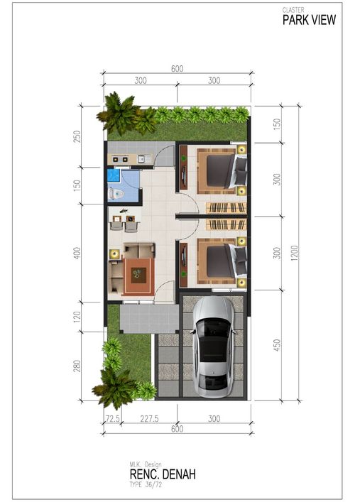 Layout Tipe P 36/72