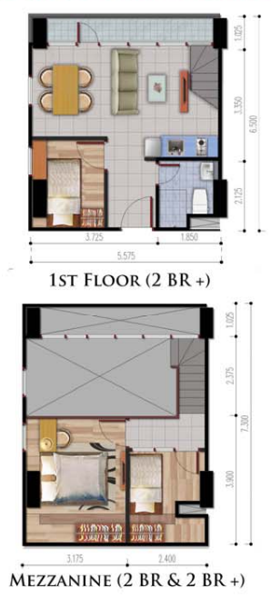 Layout 2 Bedroom