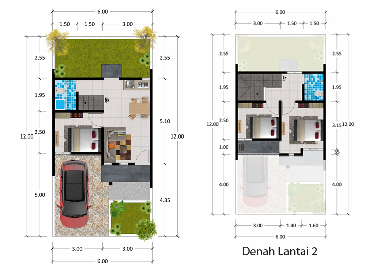 Layout Tipe 60