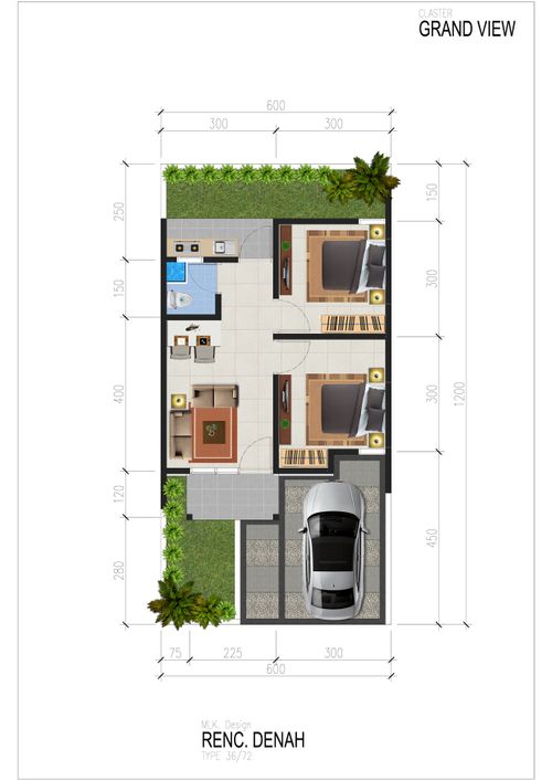 Layout Tipe GRND 36/72