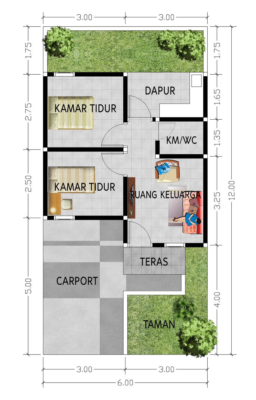 Layout Rumah