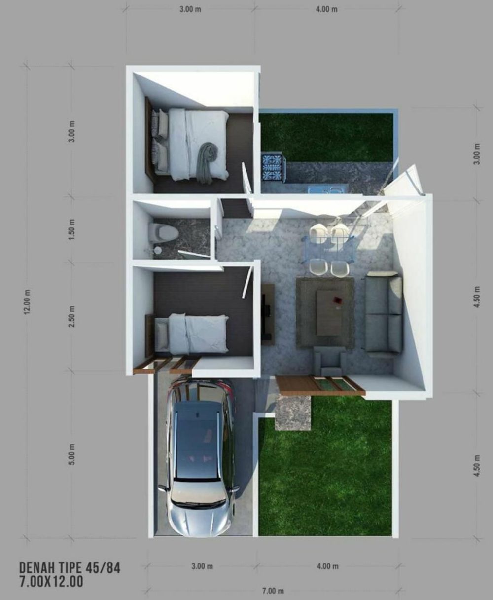 Layout Tipe 45/84