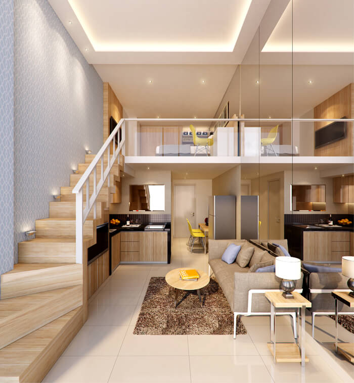Icon Apartemen Tower B - 1 Bedroom B