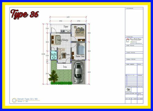 Layout Tipe 36
