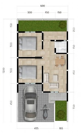 Layout Tipe 38/72