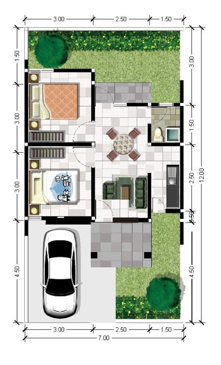 Layout Tipe 40/84