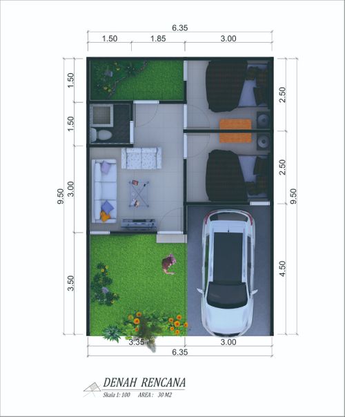 Layout Tipe 30 Subsidi