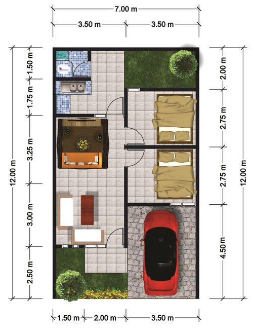 Layout Tipe 50