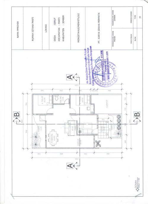 Layout Tipe 65