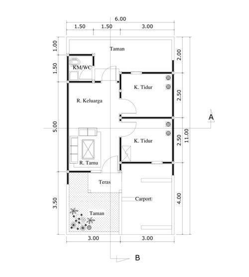 Layout Tipe 36/66