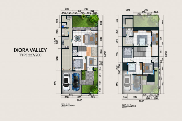 Layout Ixora Valley - Type 227