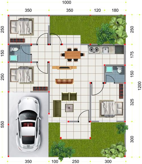 Layout Tipe 70