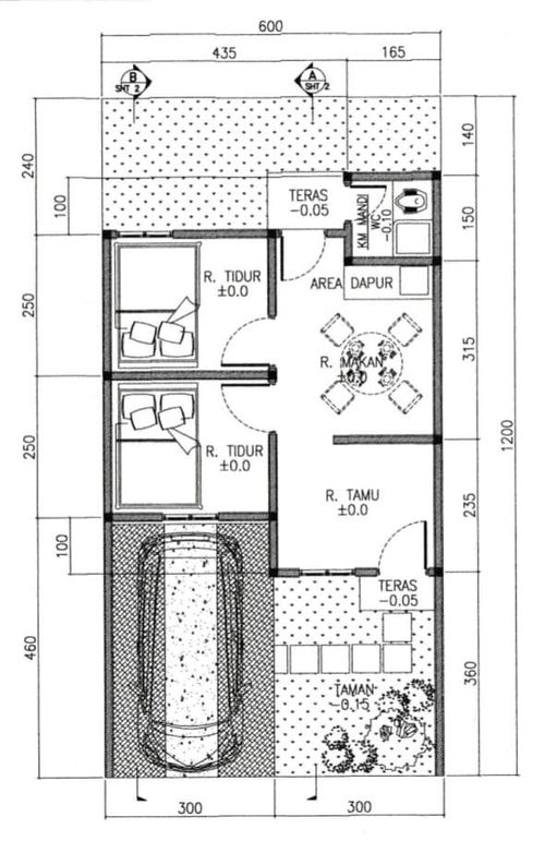 Layout Tipe 36