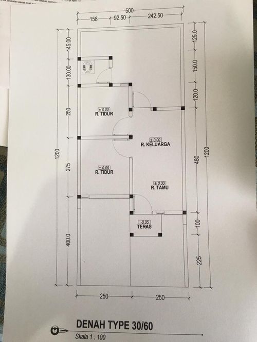 Layout Tipe 30 (subsidi)