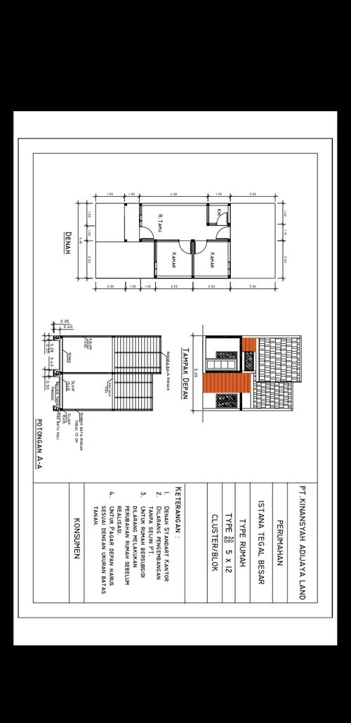 Layout Tipe 30 (subsidi)