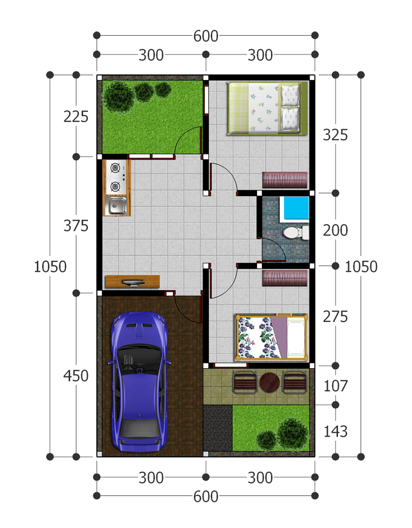 Layout Rumah