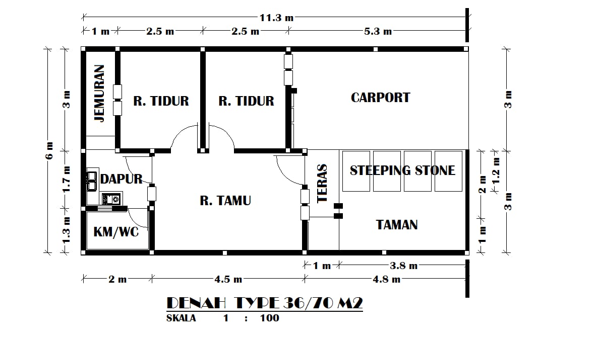 Layout Tipe 30