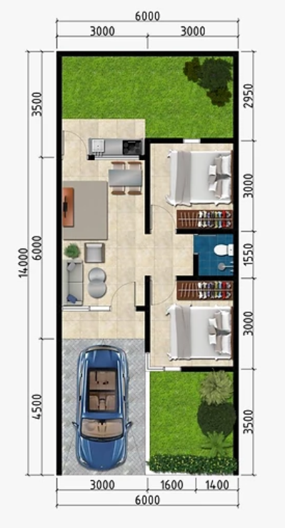 Layout Rumah