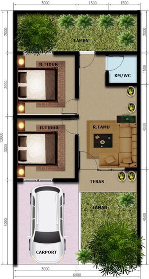 Layout Tipe 36