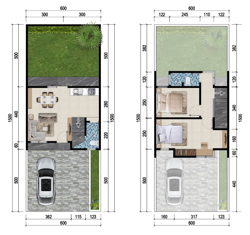 Layout Tipe 50