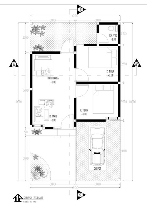 Layout Tipe 33 subsidi