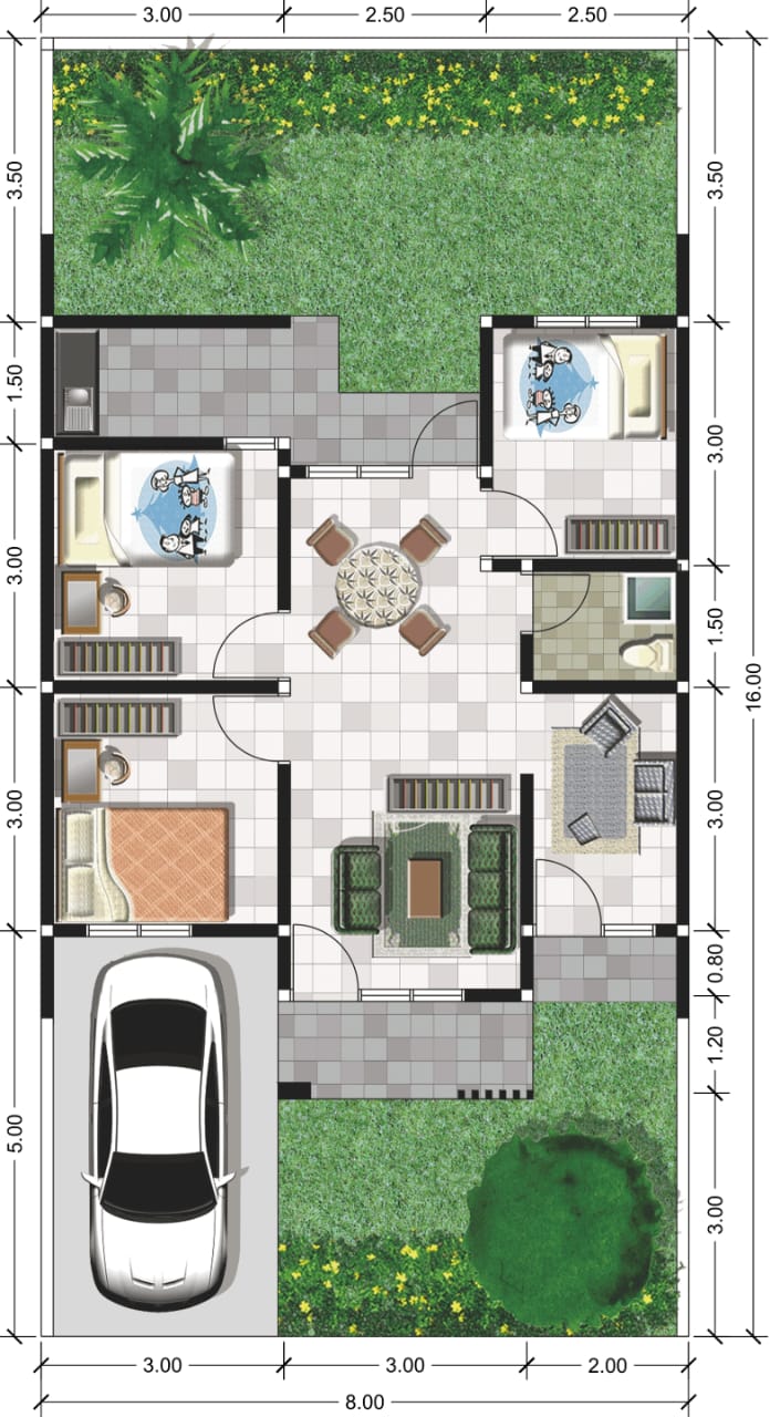 Layout Rumah