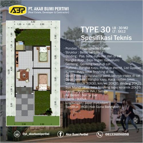 Layout Tipe 30 (subsidi)