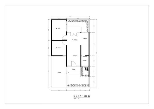 Layout Tipe 50