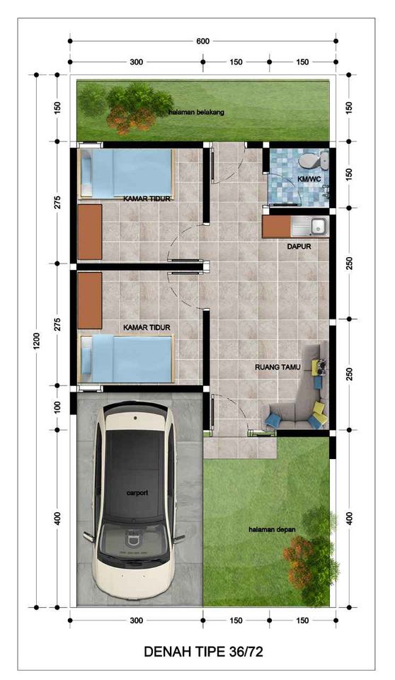 Layout Rumah
