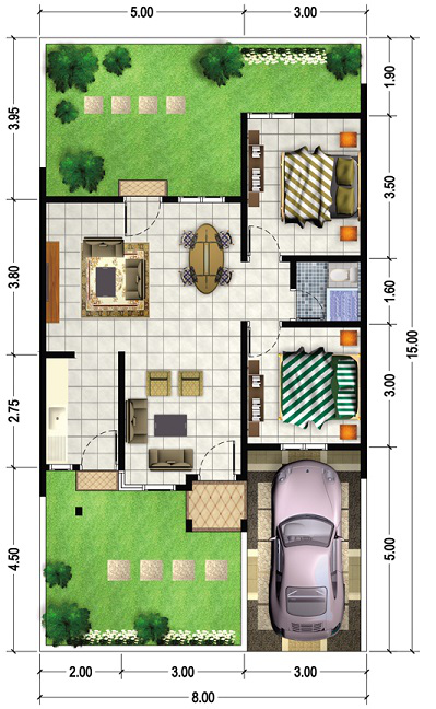 Layout Tipe 60