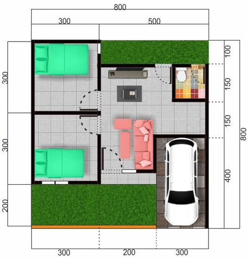 Layout Rumah