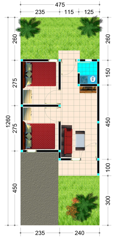 Layout Tipe 30