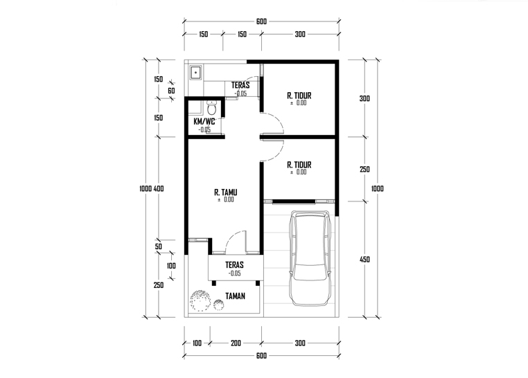 Layout Tipe 36