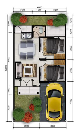 Layout Tipe 38