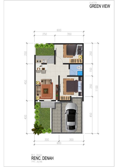 Layout Tipe GRND 36/66