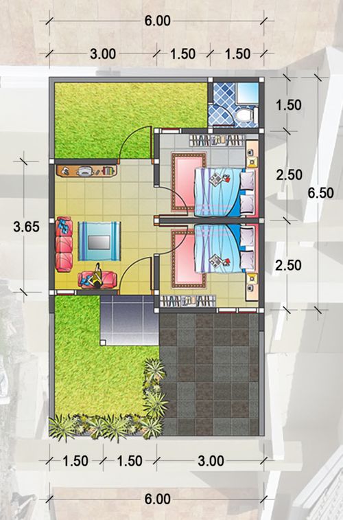 Layout Tipe 30 (Subsidi)