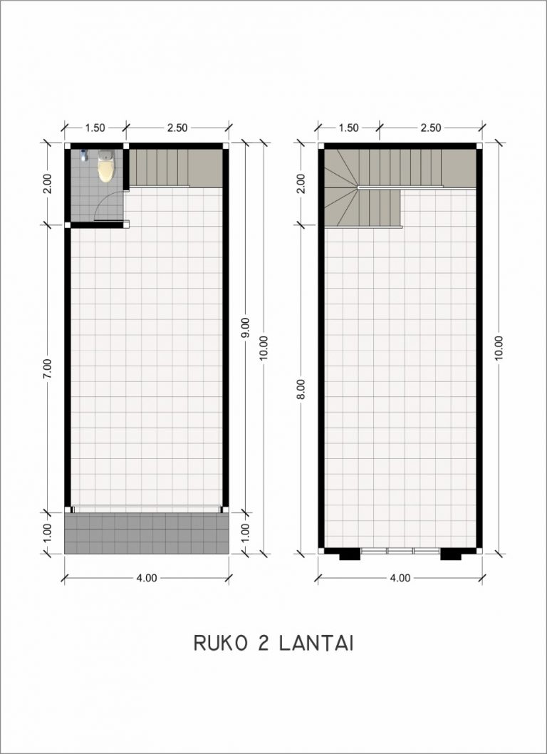 Layout Ruko