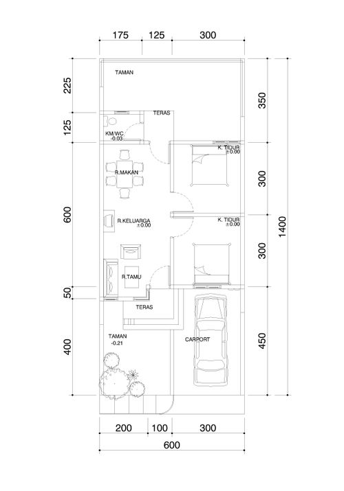 Layout Tipe 45/84