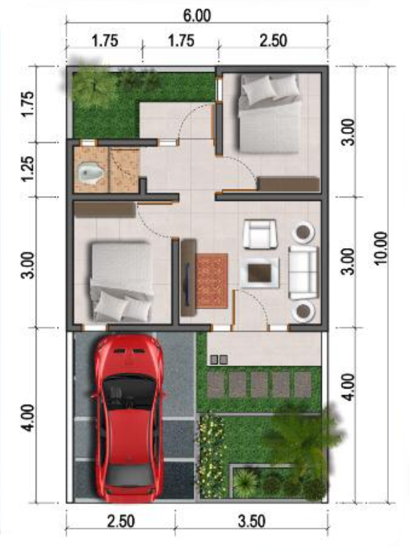 Layout Rumah